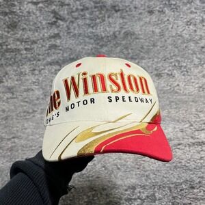 The Winston Lowe's Motor Speedway Snapback Hat Winston Racing NASCAR Adjustable